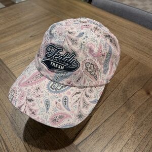Teddy Fresh Pink and Blue Paisley Hat